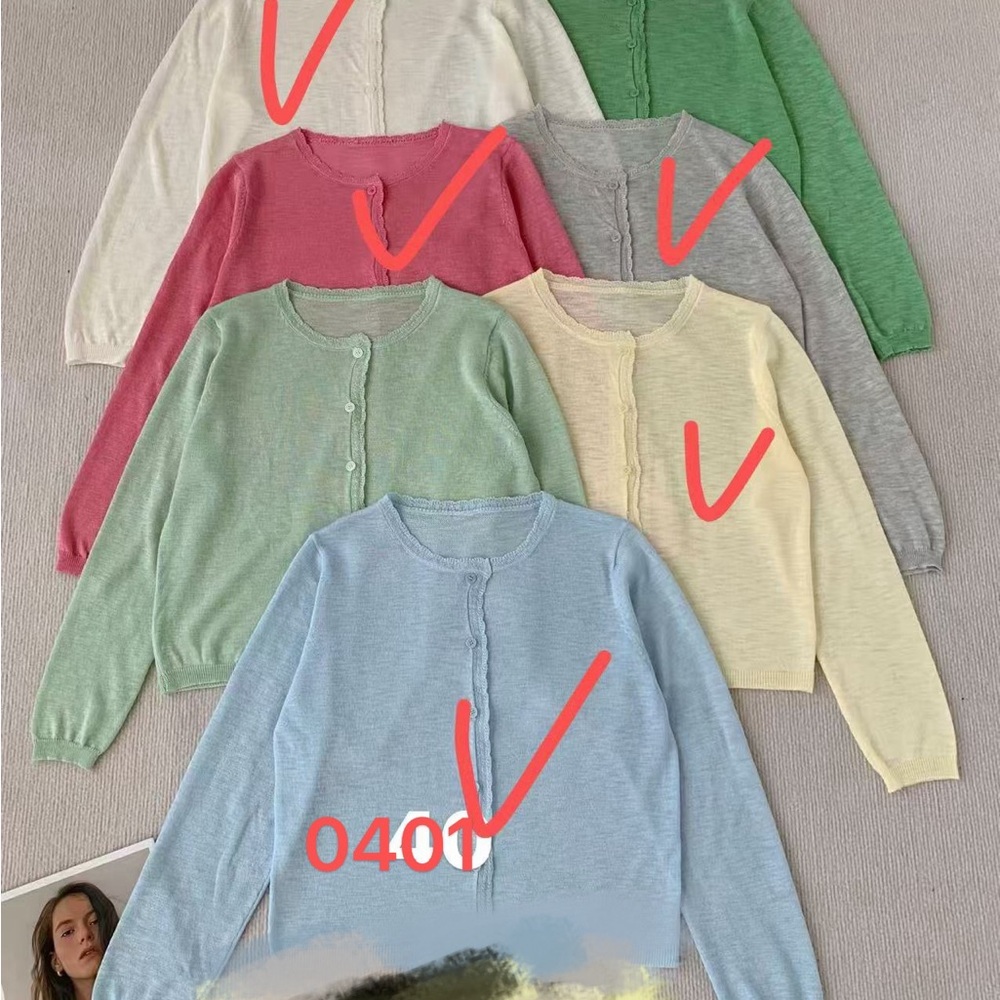 Colorful Button-Up Cardigans